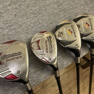 Taylormade golf clubs set Taylormade burner woods Taylormade rescue golf clubs